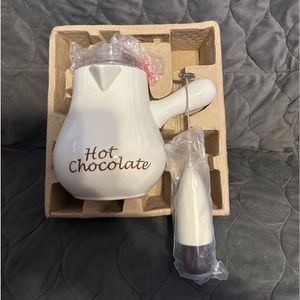 Hot chocolate pot by William and Sonoma